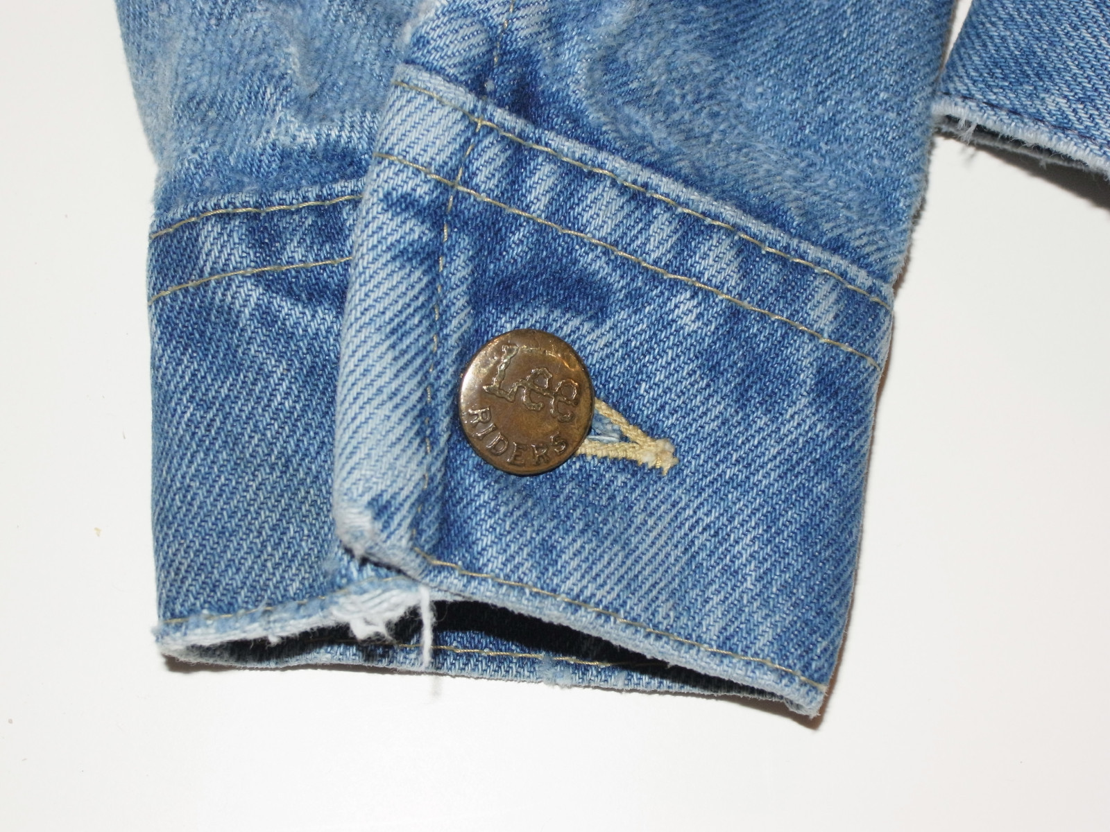 VINTAGE BOY'S LEE RIDERS DENIM JACKET! UNION  LAB… - image 7