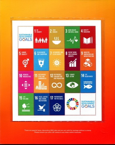 2018 Sustainable Development GOALS Post Office Pack - Picture 3 of 4
