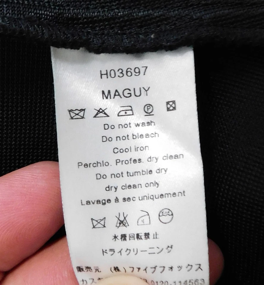 Chaqueta Anne Fontaine Maguy Mezcla Algodón Negra Cremallera Talla 3 Foto 4 de 4