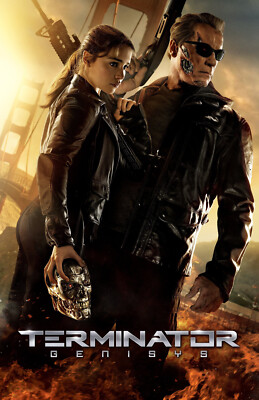 AA4449 Terminator Genisys Film By Alan Taylor 2015 Collage Movie Poster 11x17