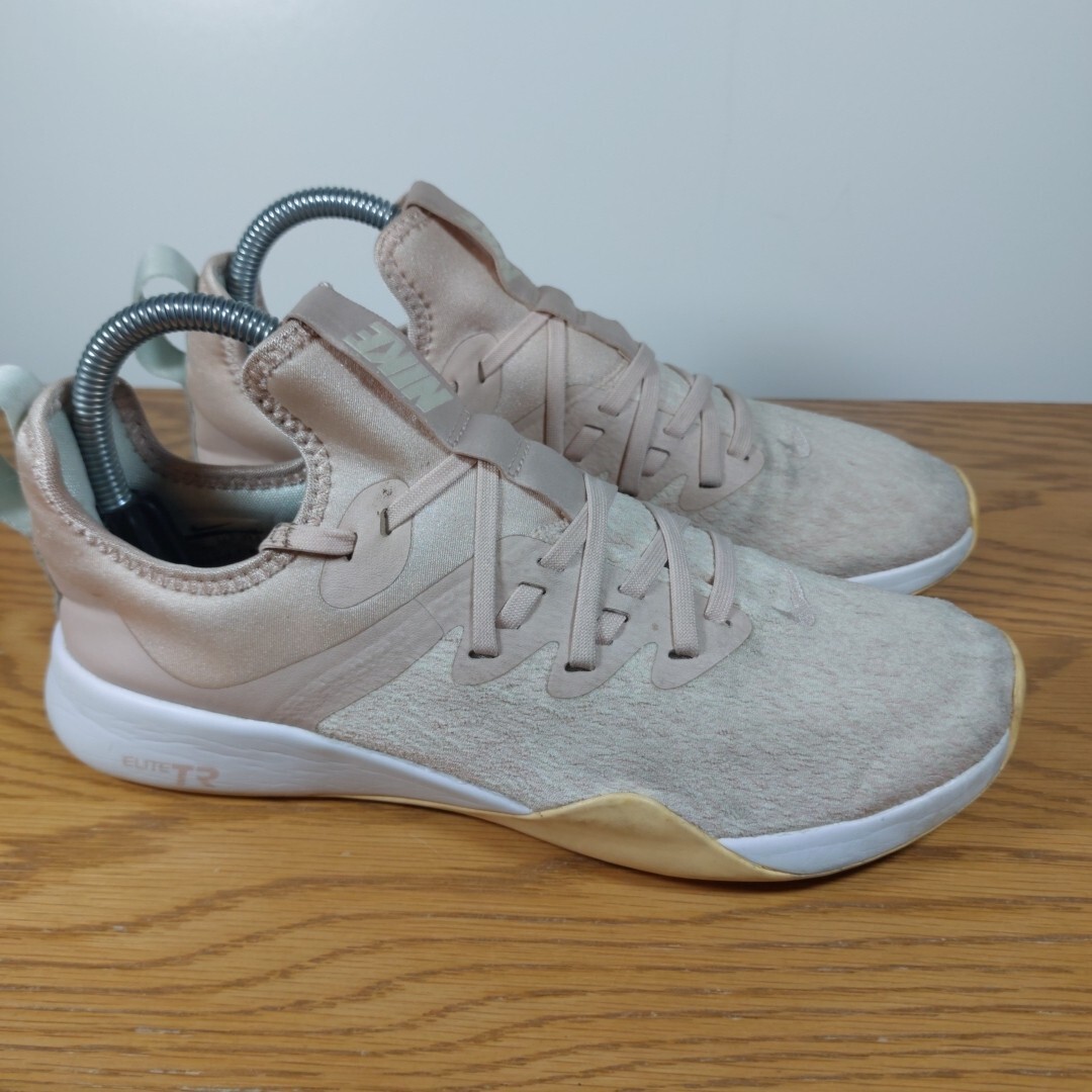 Nike Shoes Foundation Elite TR Particle Beige Trainers Shoes Sneakers Size UK 5