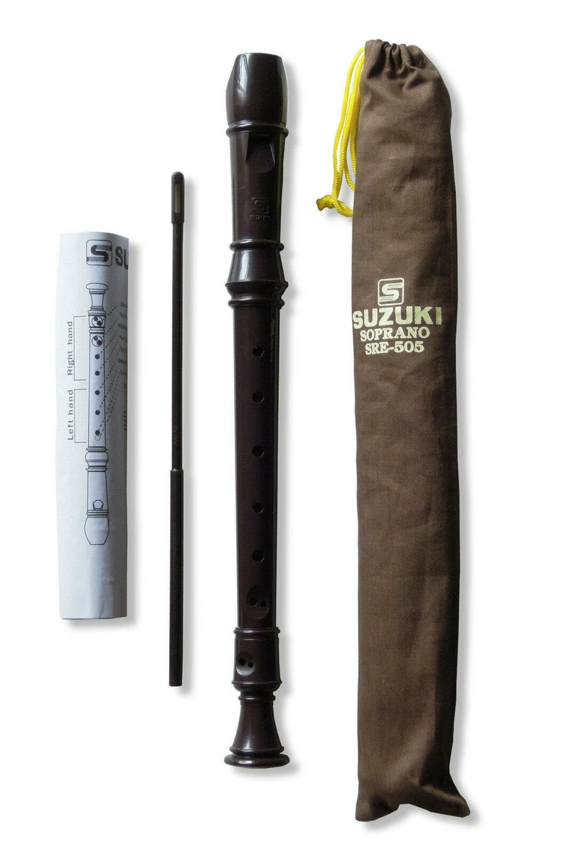SUZUKI SRE 505 Recorder Soprano 3 piece construction PACK OF SIX