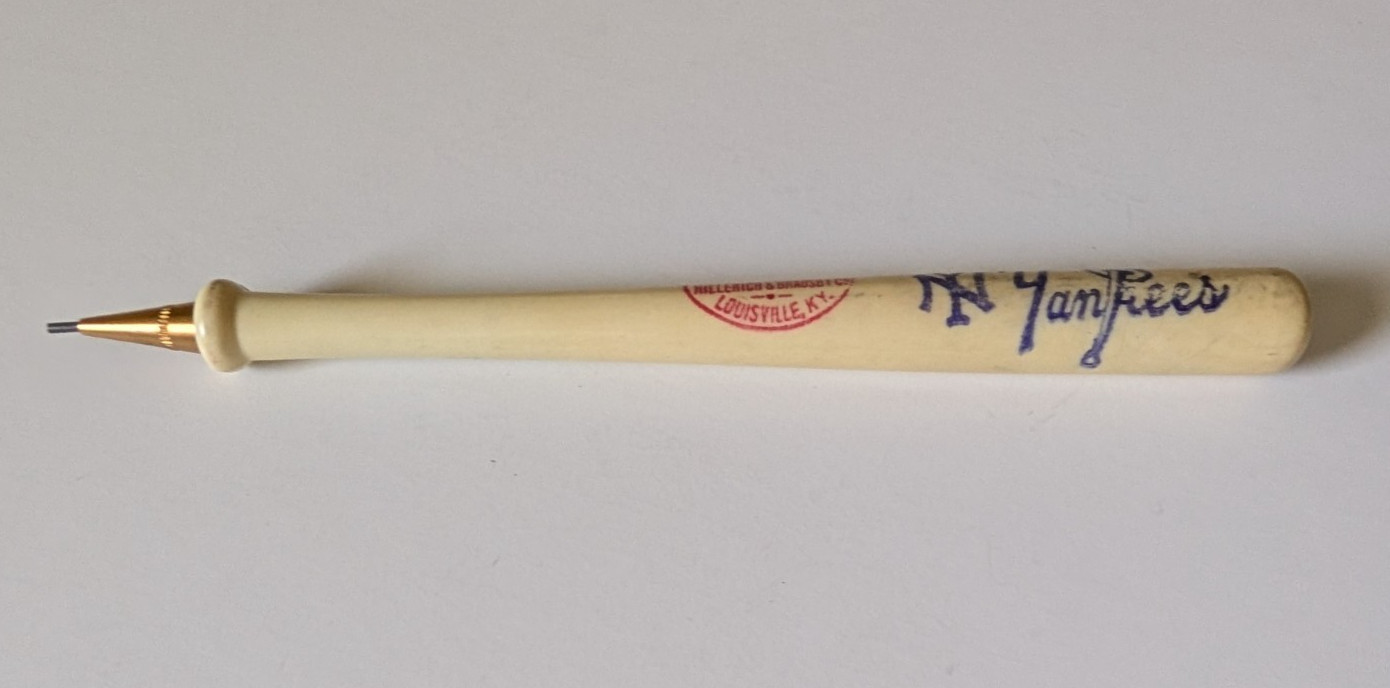 Three Vintage Louisville Slugger Plastic Mini Bats NY Yankees, Robin Yaunt