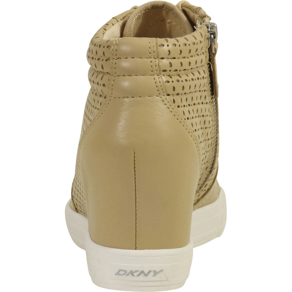 Donna Karan DKNY Mujer Cindy Buff Moda Cuña Tenis Zapatos Foto 4 de 4