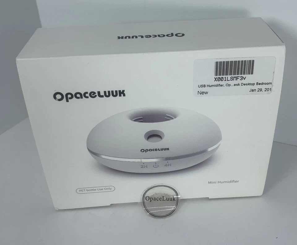 Opaceluuk Mini USB Desktop Bedroom Humidifier KW-JSQ05 New Open Box X001LSMF3V - Image 3 of 4