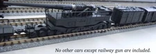 N Schneider IJA Type 90 240mm Railway/Railroad Gun Kit WWII Military Train Army