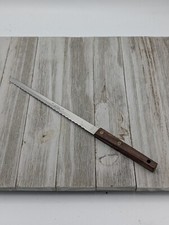 Cuchillo rebanador Vernco usado dentado 7" pan carne frutas verduras 4V-789