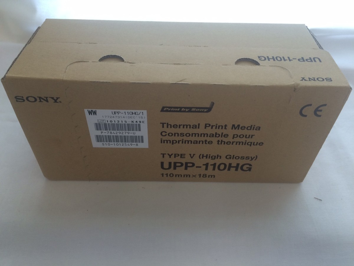 SONY サーマルプリントペーパー UPP-110HG Sony UPP-110HG High Gloss Thermal Paper