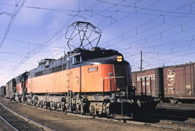 Ankunft in Deer Lodge MT im August 1971 MILW E71 (aka ''Little Joe'') 5 x 7 Foto