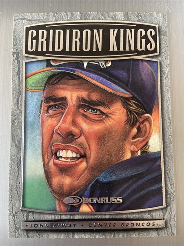 1999 Donruss Gridiron Kings JOHN ELWAY #'d/5000! - Bild 1 von 2