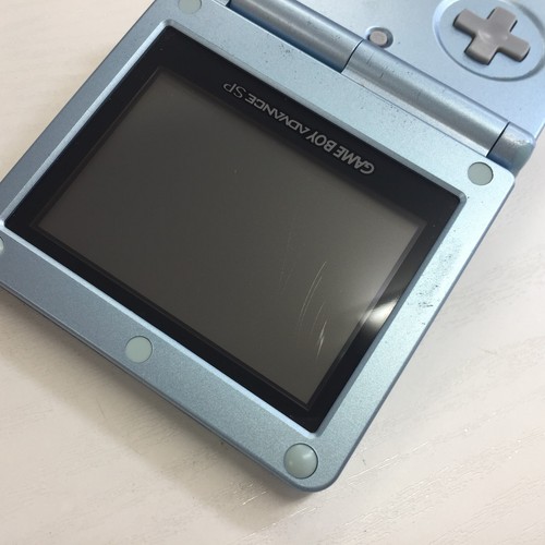 【Good】Nintendo GameBoy Advance SP Blue Console + Box Charger Manual #Ret0517/03 - Picture 7 of 22
