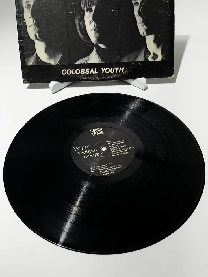 US PRESSING Young Marble Giants "Colossal Youth" 1980 vinyl VG+ Rough US 6 - Image 3 of 4