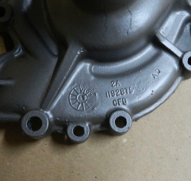 196163 1192875 Buick Oldsmobile Pontiac 198 V6 215 V8 Water Pump No AC for sale online eBay