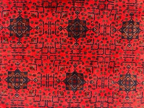 Afghanischer Khal Mohammadi Teppich 300x195 cm, Vintage Turkomanischer Ersari Teppich - Bild 10 von 15