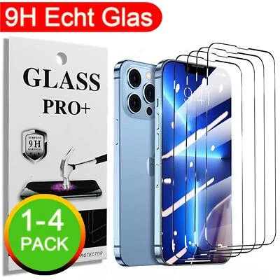 NUMIA Panzer Folie für iPhone 14 13 12 11 Pro Max 7 8 Plus Display Schutz Glas Folie