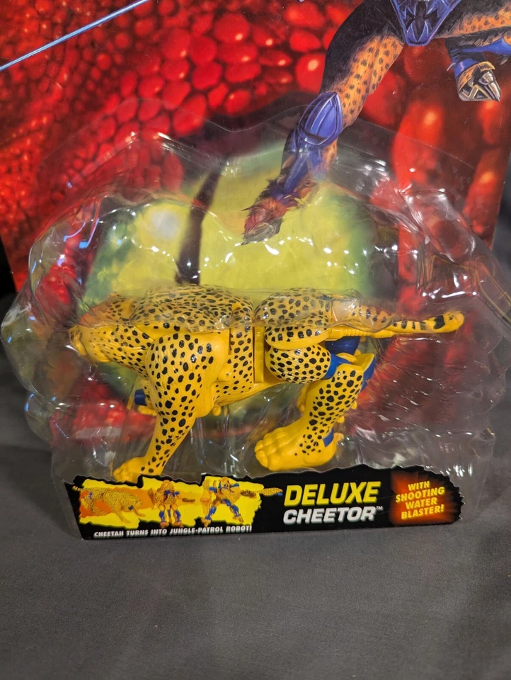 Transformers Beast Wars Cheetor Nuevo Original 1995 *Raro*Blue Eyes Rock Bubble Foto 3 de 4