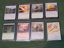 MTG Artifact x8 Ranger's LongBow/Goblin Morningstar/Rosethorn Halberd/Greataxe