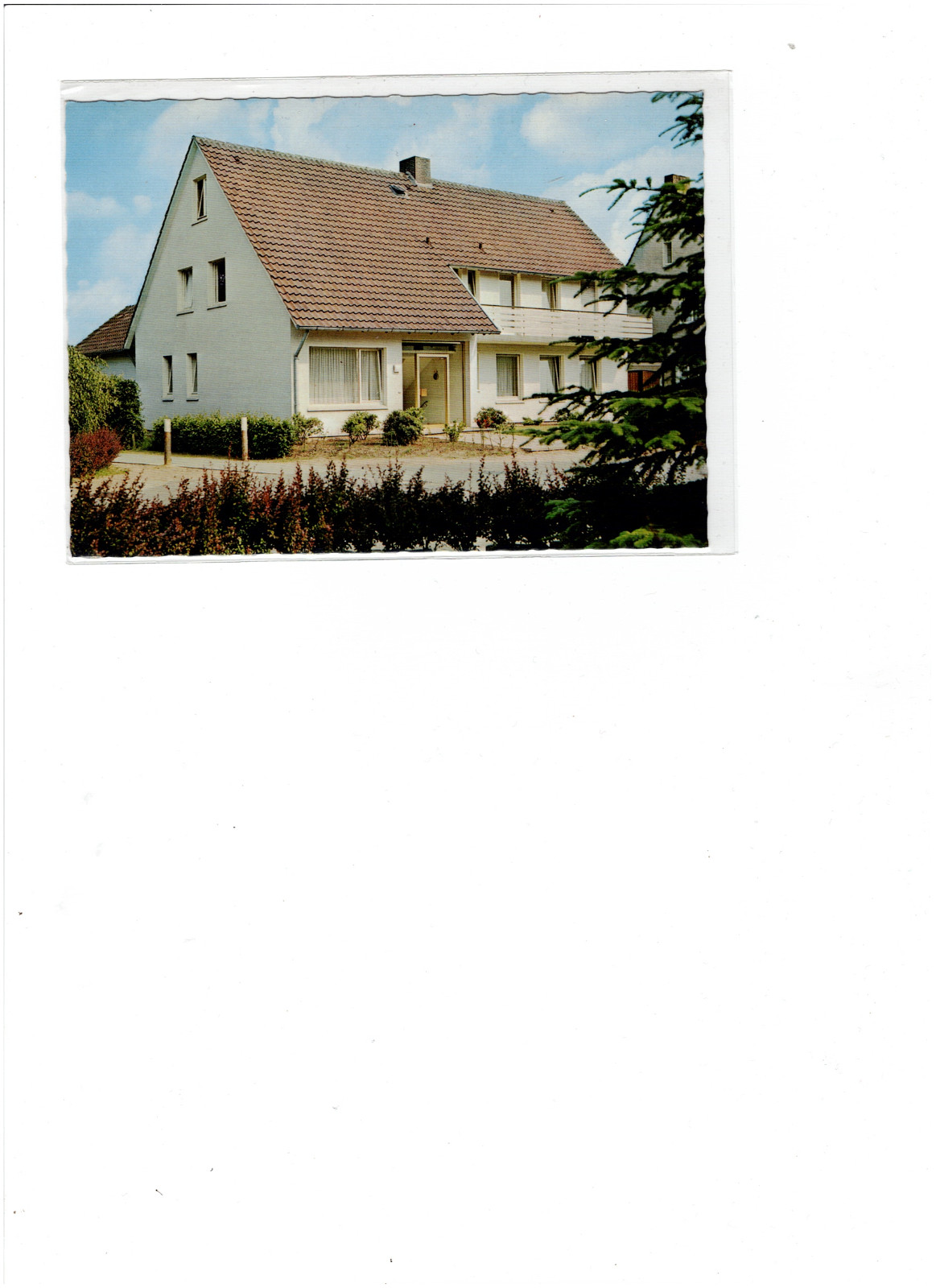 Pension Haus Securs en Bad Iburg bei Osnabrück años 70 aprox.