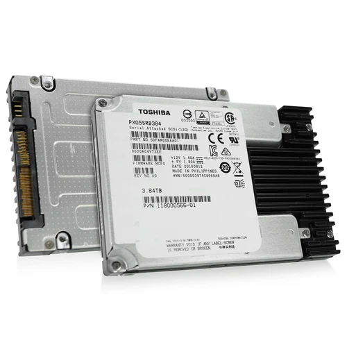 Toshiba 3.84TB PX05SRB384 1 DWPD SAS 12Gb/s MLC 2.5" SSD - Grade B
