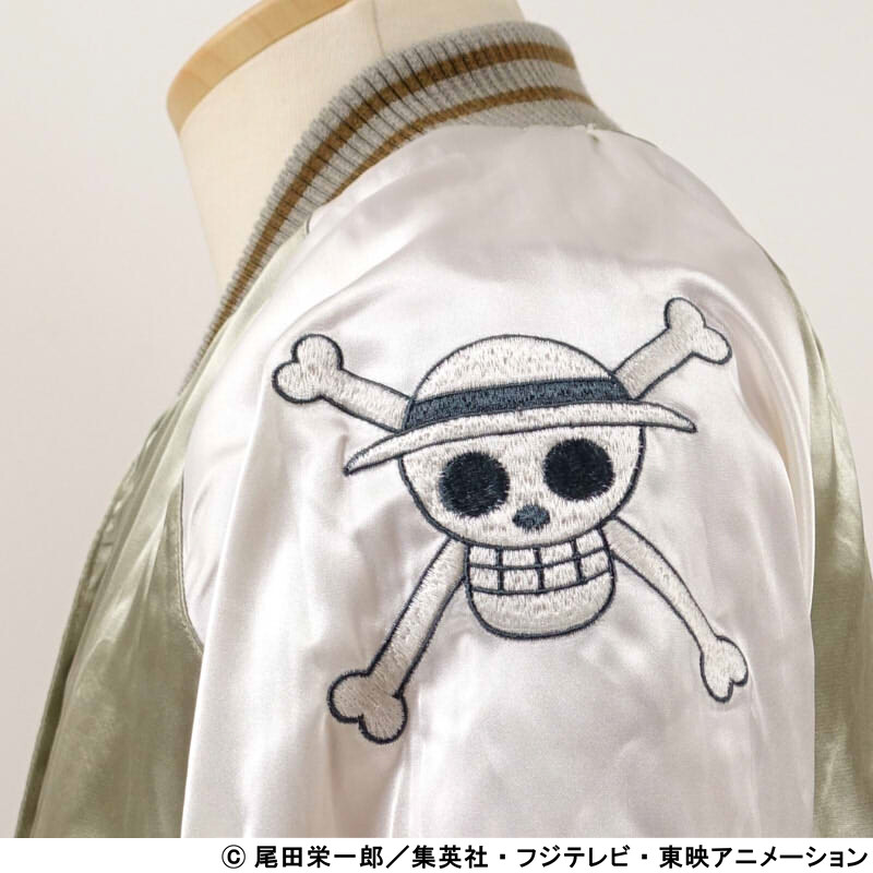 ONE PIECE × Switch Planning Nami & Robin Embroidered Sukajan