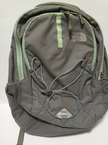 The North Face Gray Green Jester Laptop Backpack Ebay