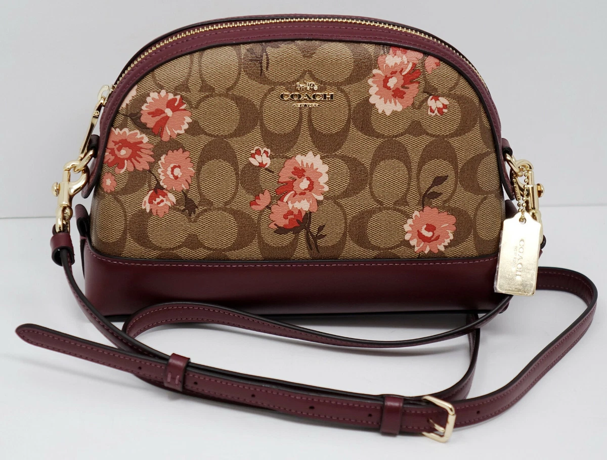 Coach (CF334) Mollie 25 Small Jumbo Floral Print Coated Canvas Tote Handbag  - Walmart.com