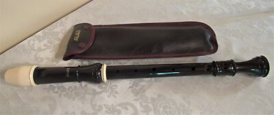 AULOS Recorder Flute 309 (E) 3 Piece Musical Instrument with Case