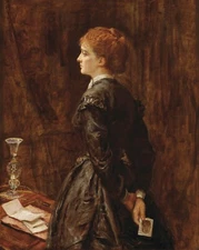 John Everett Millais : "Yes or No?" (1871) - Giclee Fine Art Print