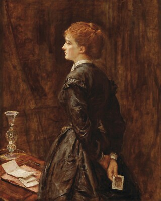 John Everett Millais : ''Yes or No?'' (1871) - Giclee Fine Art Print