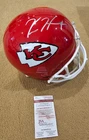 KANSAS CITY CHIEFS FULL SIZE REPLICA KAREEM HUNT SIGNED HELMET JSA COA AUTOGRAPH