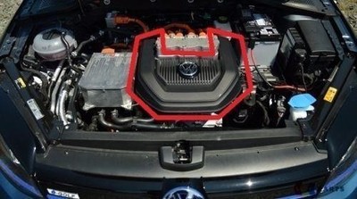 Neu Original Volkswagen E-Golf MK7 Motorabdeckung schwarze Verkleidung 5GE806441 OEM