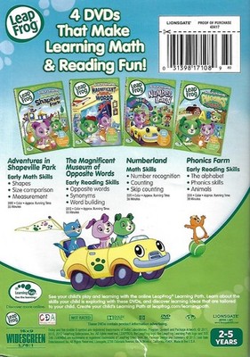 phonics LeapFrog Scout & Friends 4枚組DVD Leapfrog: The Complete