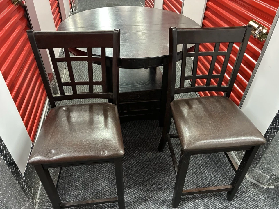 Набор из 5 деревянных столешниц Coaster Lavon высота столовой эспрессо и коричневый - Изображение 4 из 4