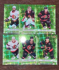 2022/23 Upper Deck ICE Green Variant Stutzle Chabot Sogaard Jake Sanderson Rc