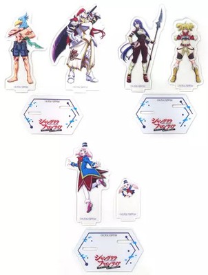 Shangri-La Frontier Acrylic Stand Set 3 Types 2-Layer Collectible 130mm