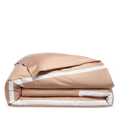 Matouk Alessandra Duvet Cover Full/Queen Ambrosia/Bone 600 Thread Count 