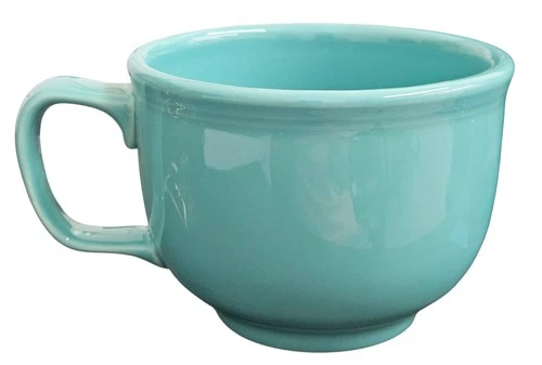 Fiesta -Turquoise Blue-Green Jumbo Cup Homer Laughlin Ceramic Mug Drinkware HLC