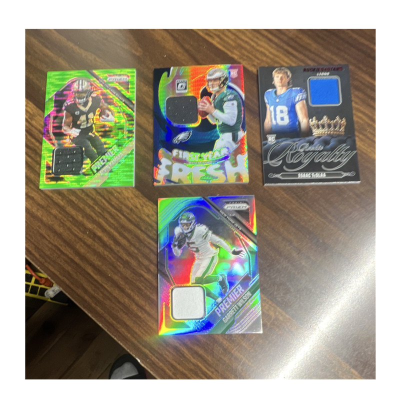 Panini Kamara McCord TeSlaa Wilson 4 Card Rookie Lot NFL Football 2025