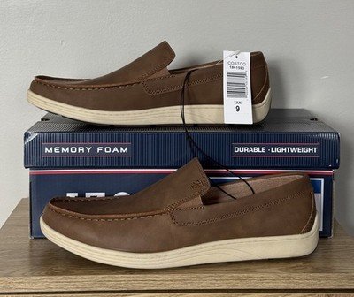 Izod Men's Seapoint Slip-On Shoes Size 9 Tan Brand New In Box