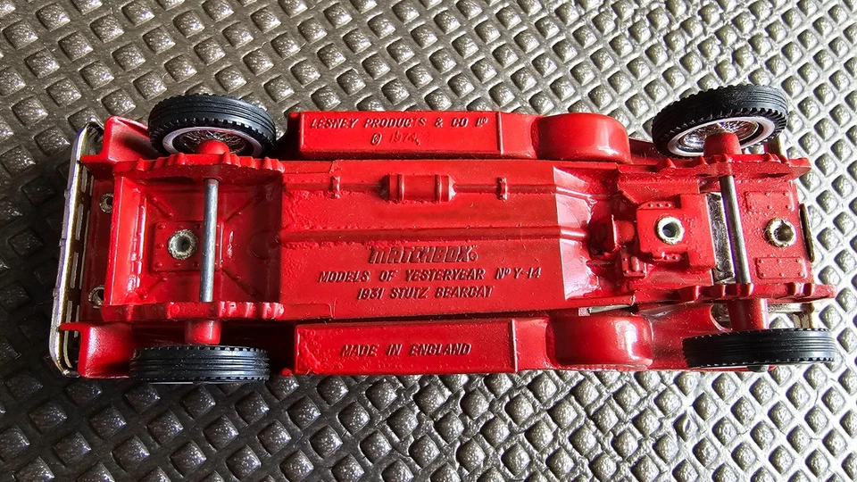 Matchbox Models of Yesteryear Y-14 – 1931 Stutz Bearcat – Lesney 1974 - Bild 2 von 3