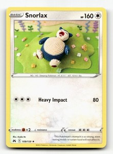 Pokemon Card Snorlax | eBay