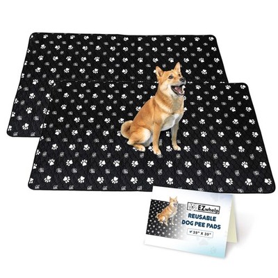 EZwhelp Reusable Washable Dog Pee Pads Waterproof for Potty Training & Whelping