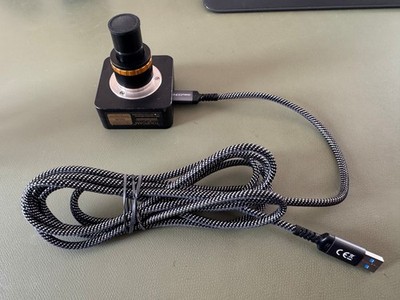 TOUPTEK ToupCam E3ISPM20000KPA Camera, Color, CMOS, 1'' 20MP USB + AMA075