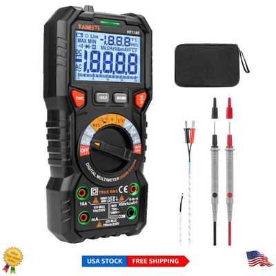 Multi-Function Digital Multimeter 20000 Counts - Voltage, Current & Temperature