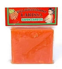 Eclaircissant Larissa Carrot Lightening Beauty Soap 225ml All Skin Types 1pc.