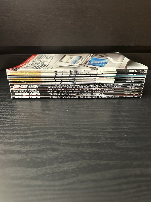 Nintendo Power Magazine Lot Of 12 2005 Complete Set Issue 187-198 Jan-Dec