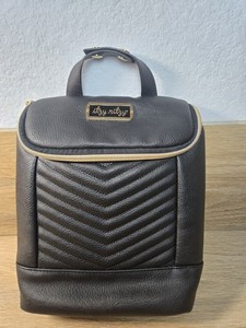 Itzy Ritzy Chill Like a Boss Bottle Bag - Black. Snap. Diaper Bag Accessory 