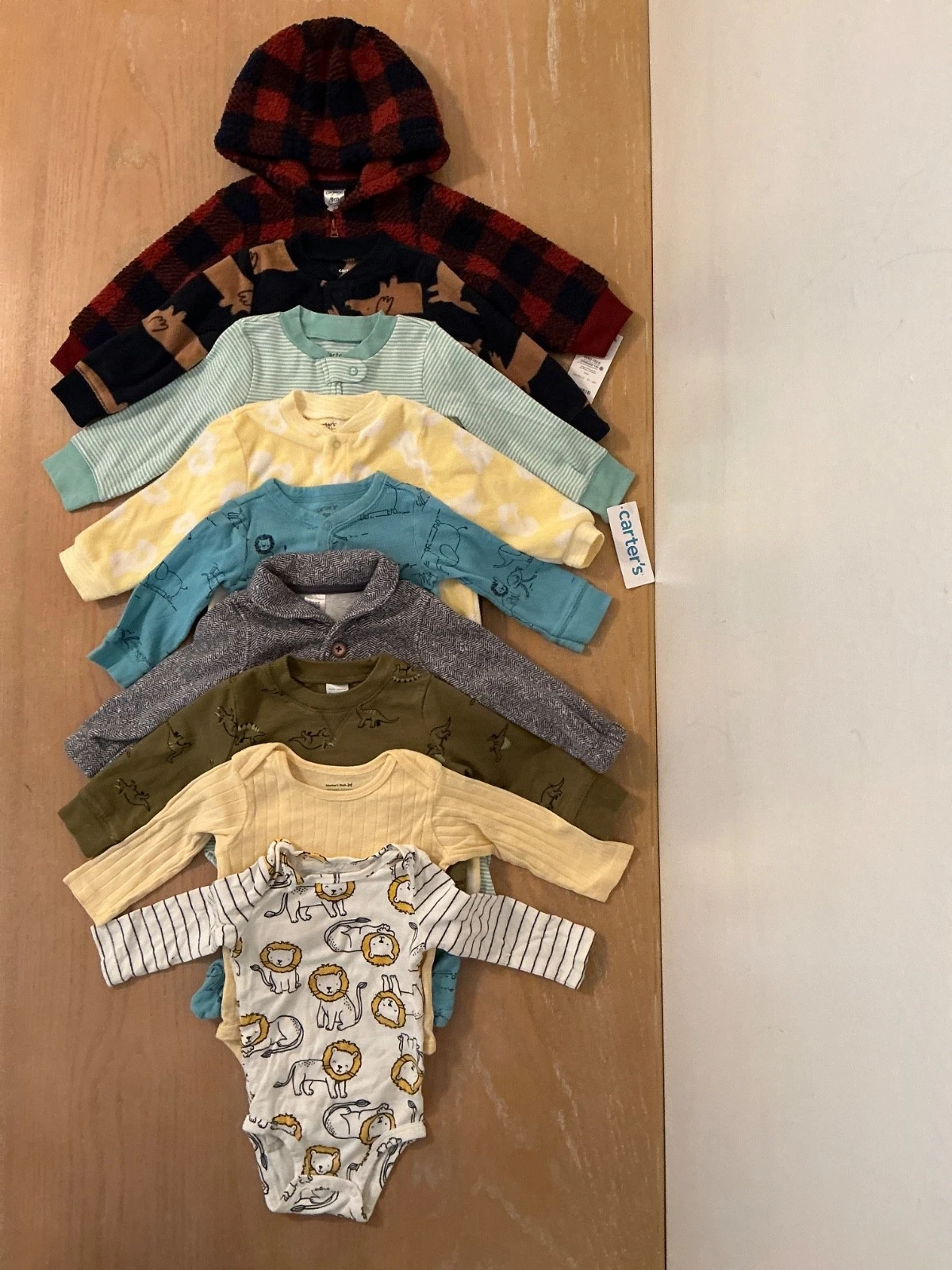 Carter's & Other Infant Boys Clothing Lot of 9 (3 New) Size 9 Months