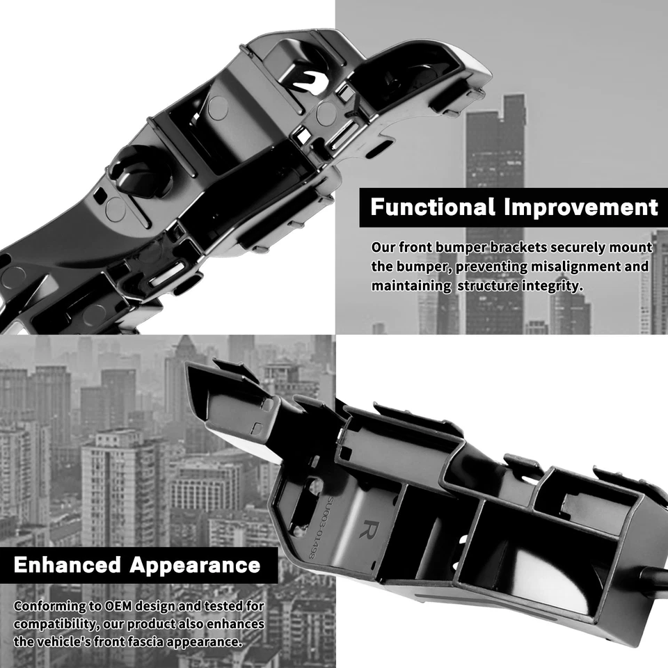 Bumper Side Brackets Set For Toyota GT 86 For Scion FR-S FRS 13-16 SU003-01498 - Изображение 4 из 4