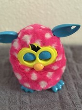 Furby Boom Pink White Polka Dot Talking Hasbro 2012 Tested Works